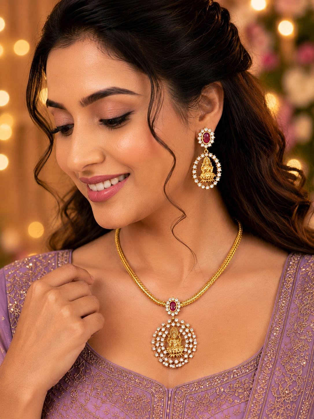 Narayani Pendant Set