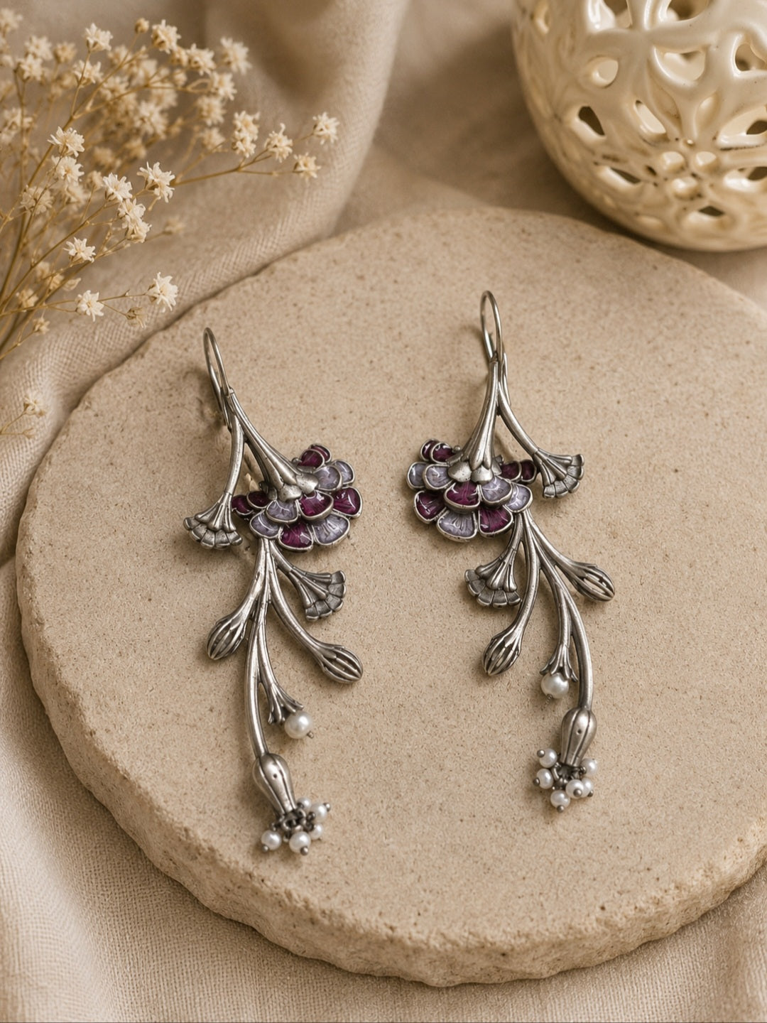 Reeti Silver Earrings