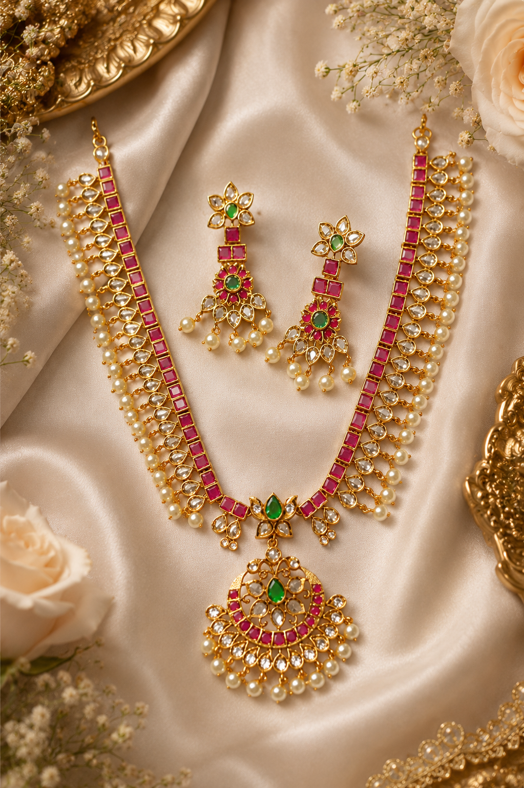 Vrinda Necklace Set