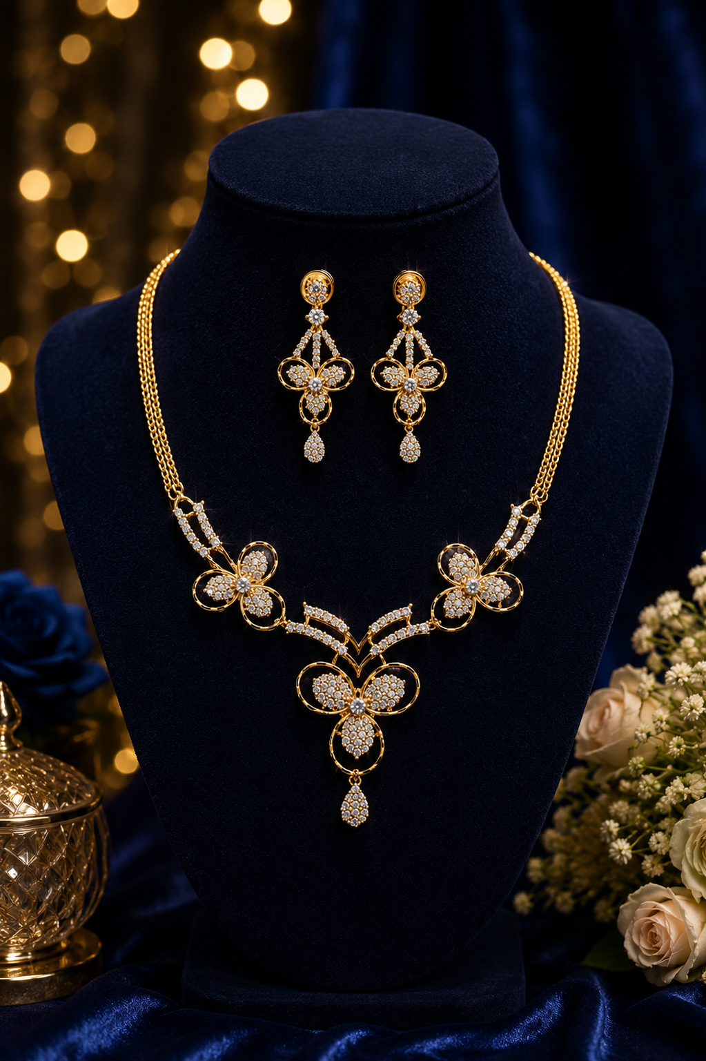 Zaara Diamond Necklace Set