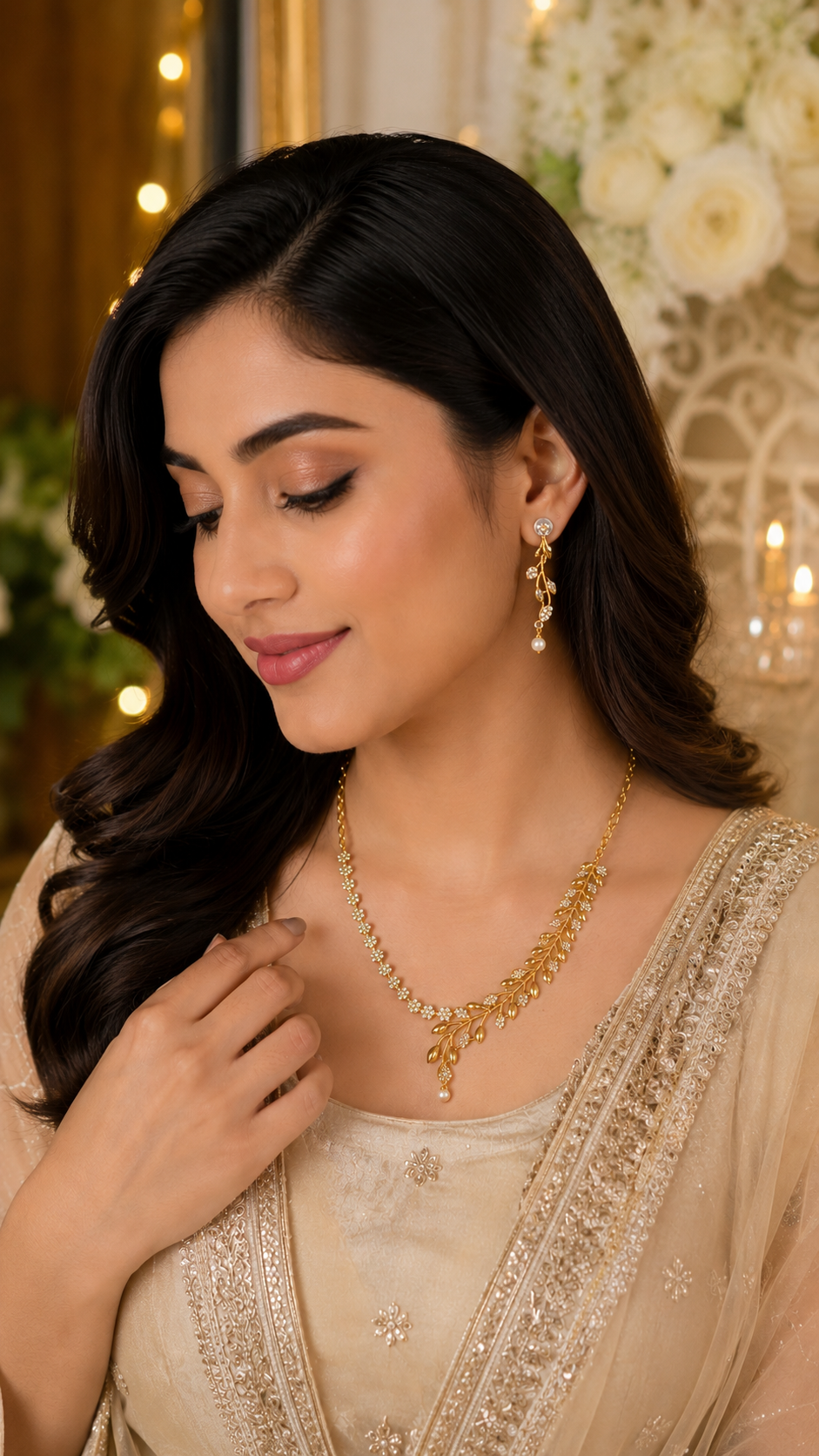 Siya Diamond Necklace Set