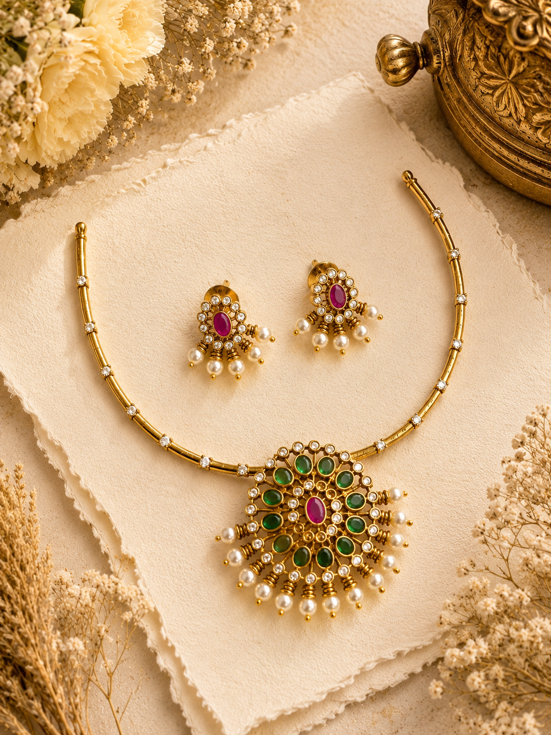 Maya Gold Hasli Set