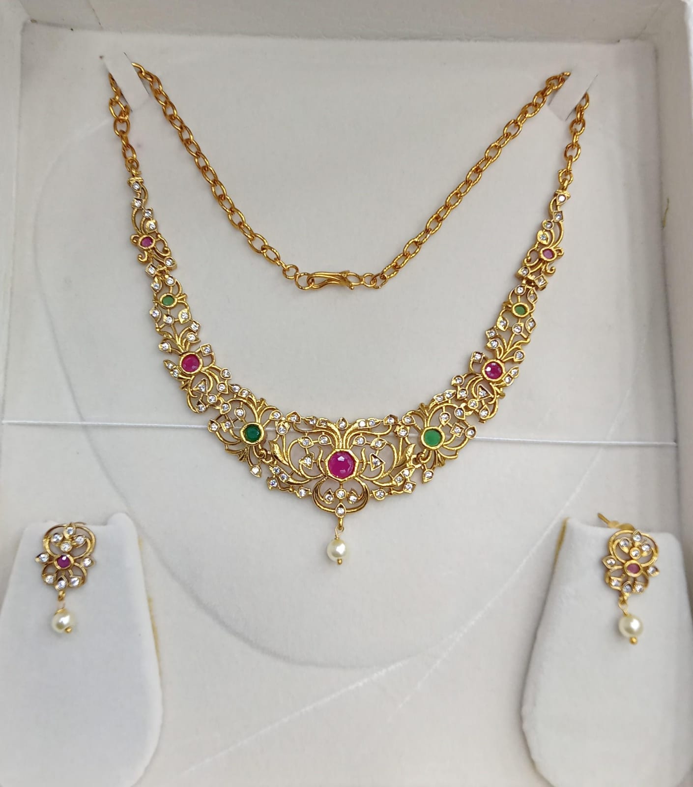 Rasamrita Gold Neckless Set