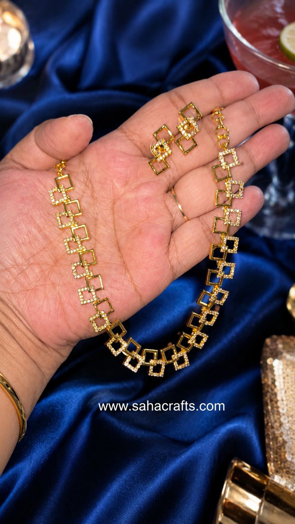 Zoya Diamond Neckless Set