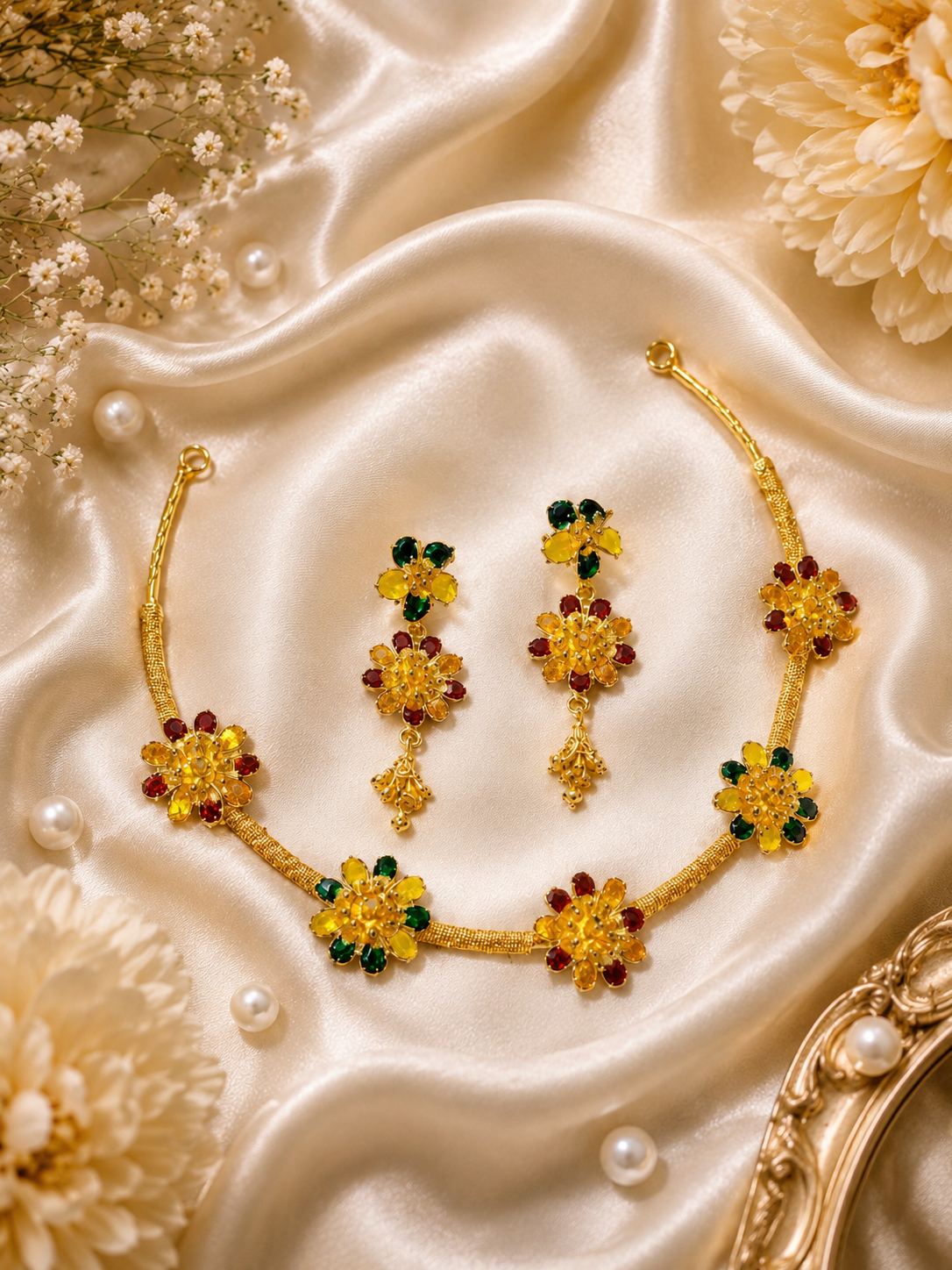 Mohini Gold Necklace Set