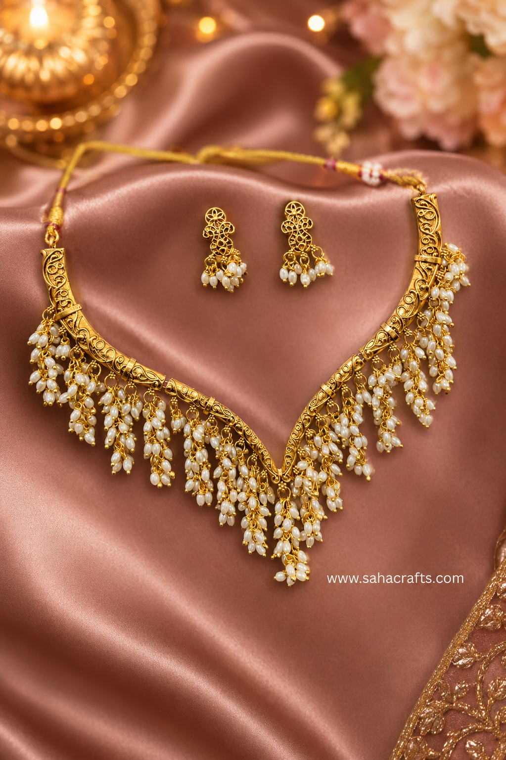 Elsa Gold Neckless Set