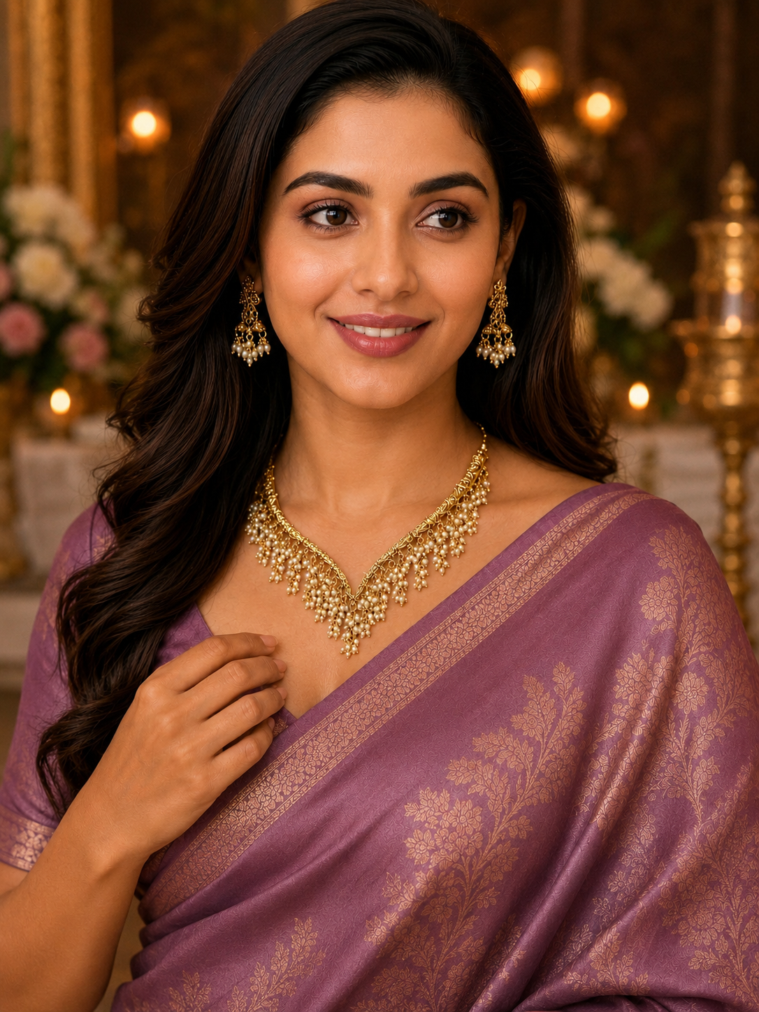 Elsa Gold Neckless Set