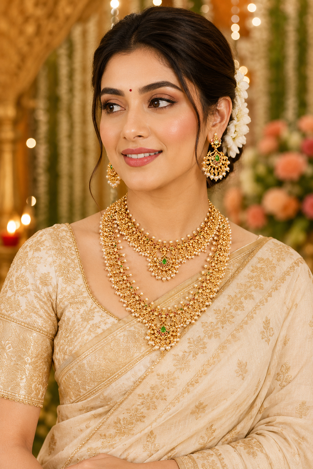 Rani Padmini Long Haram Set
