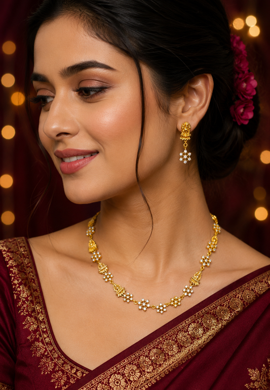 Devi Diamond Neckless Set