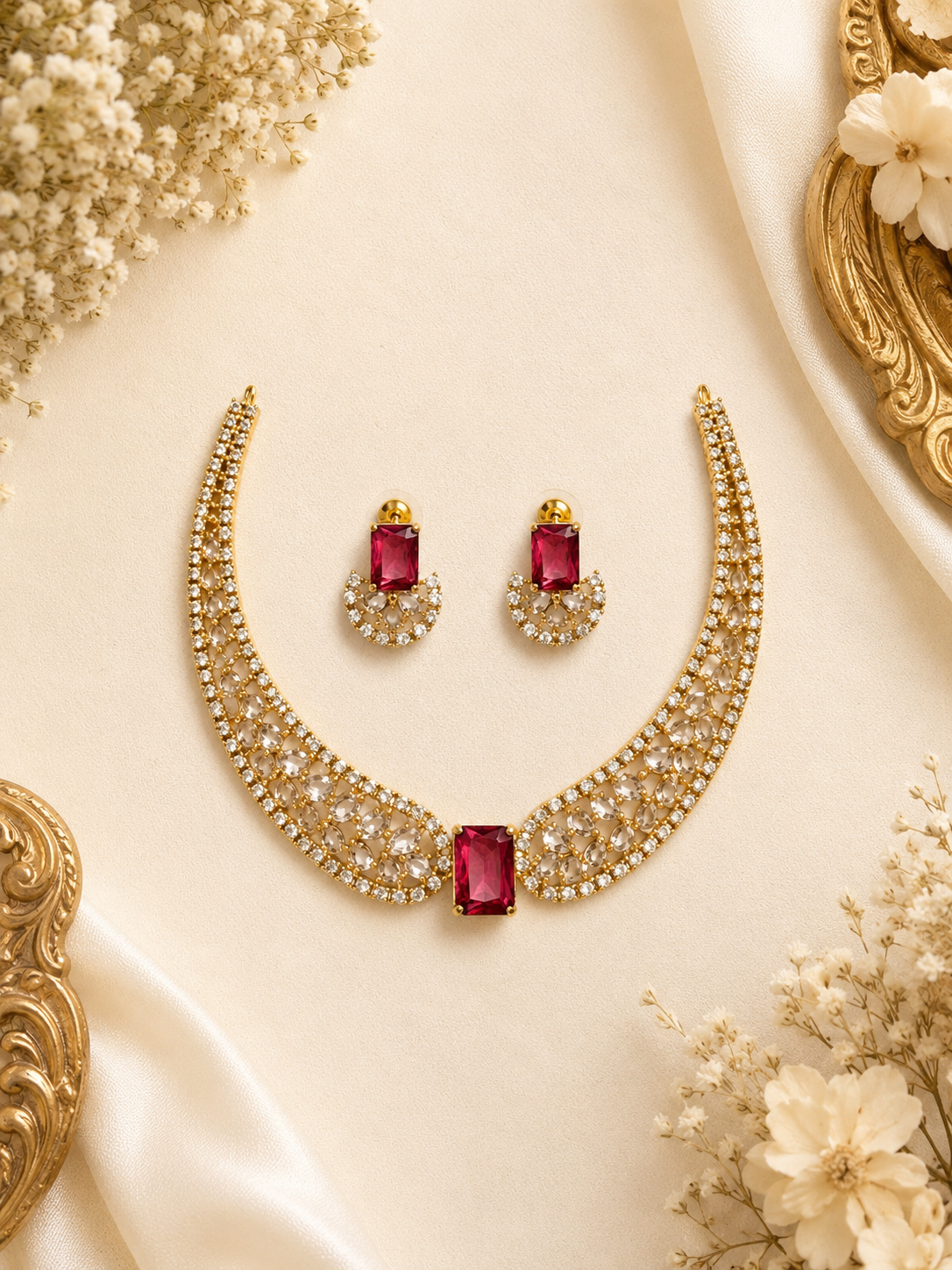 Jiya Ruby Hasli Set