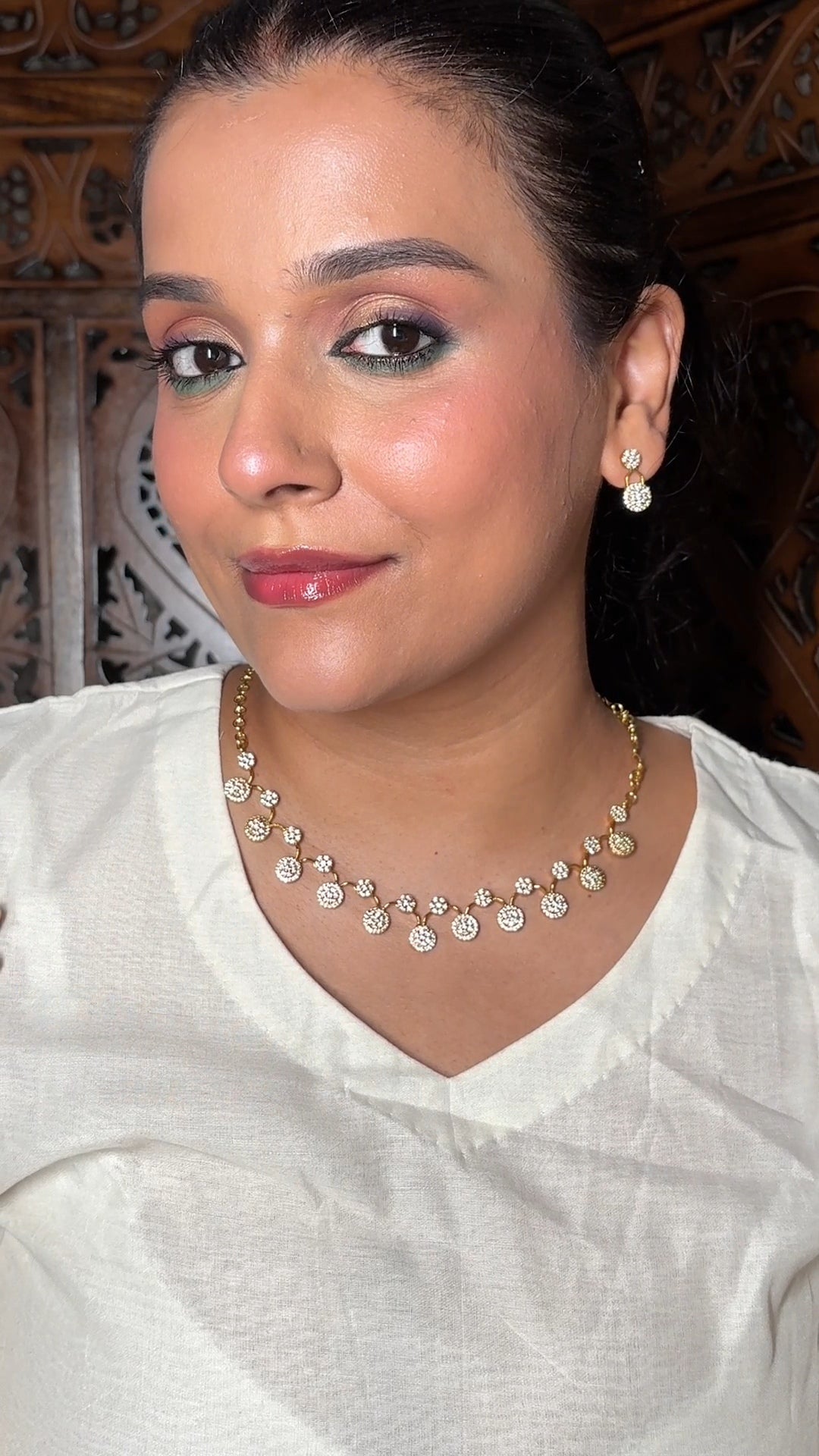 Flora Diamond Neckless Set